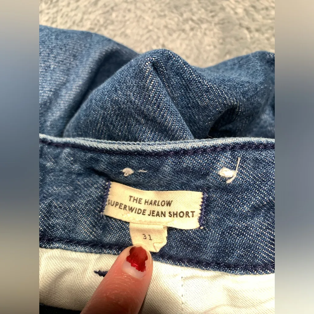 Madewell the Harlow super wide Jean short 31 - Image 6