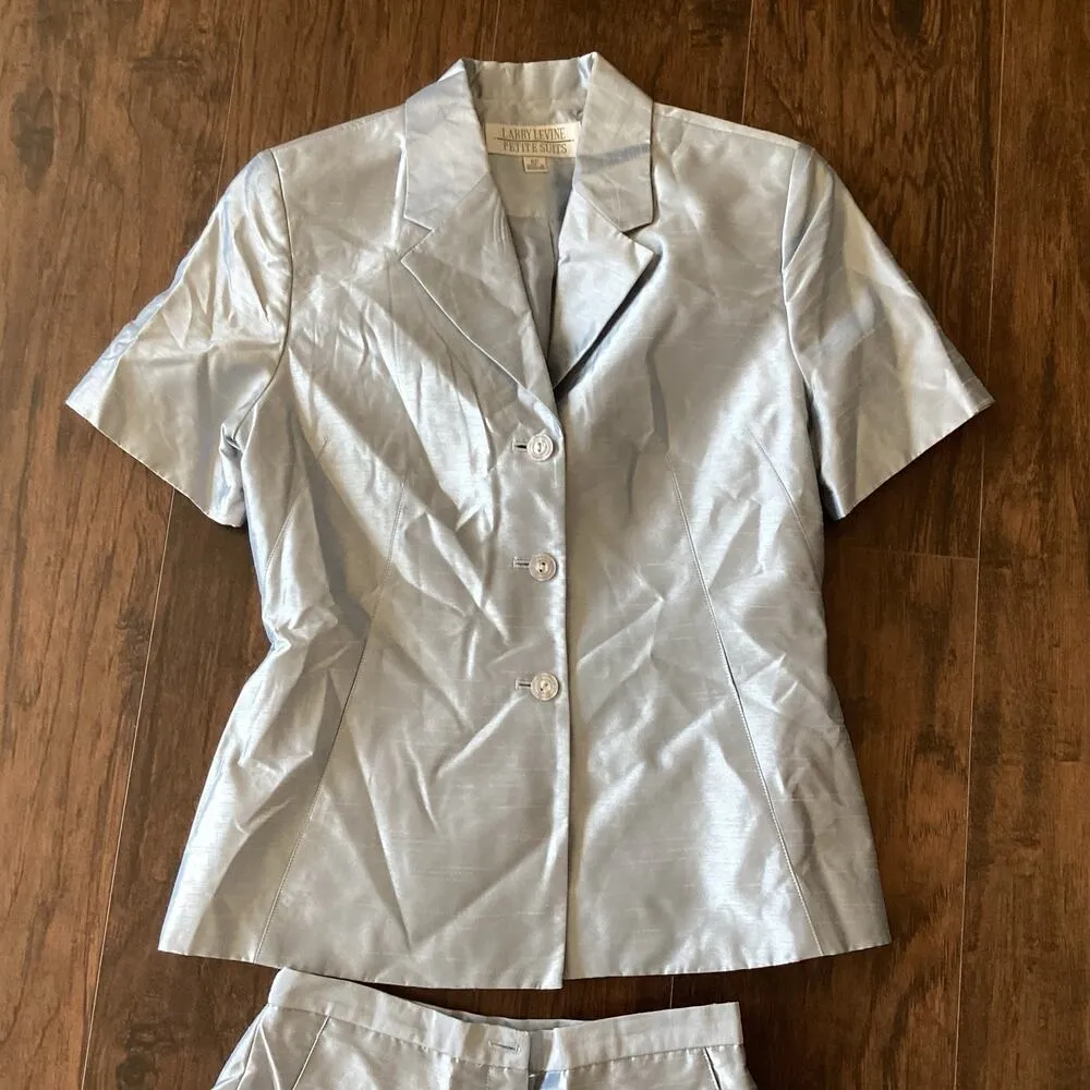 Larry Levine Satin Pant Suit - Image 4