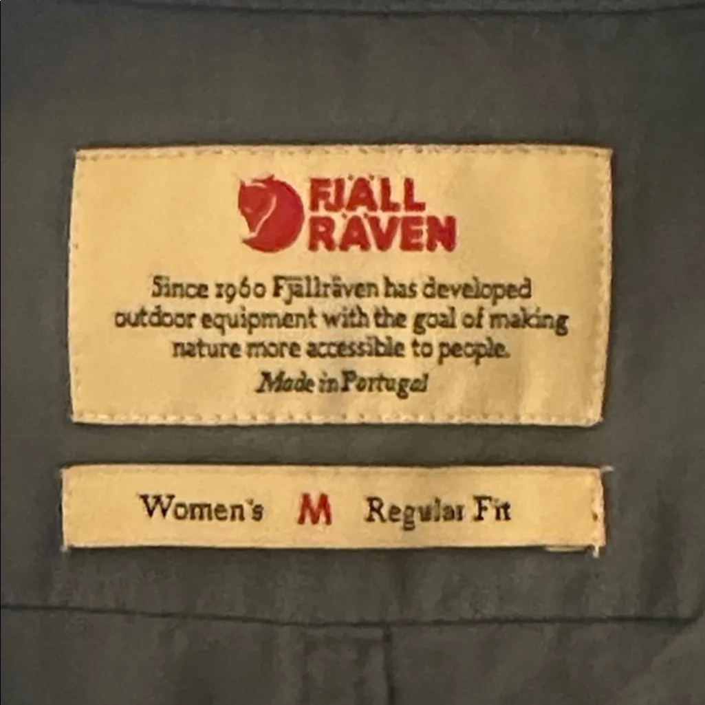 Fjallraven Ovik Shirt Dress Sz M Blue Size M - Image 6
