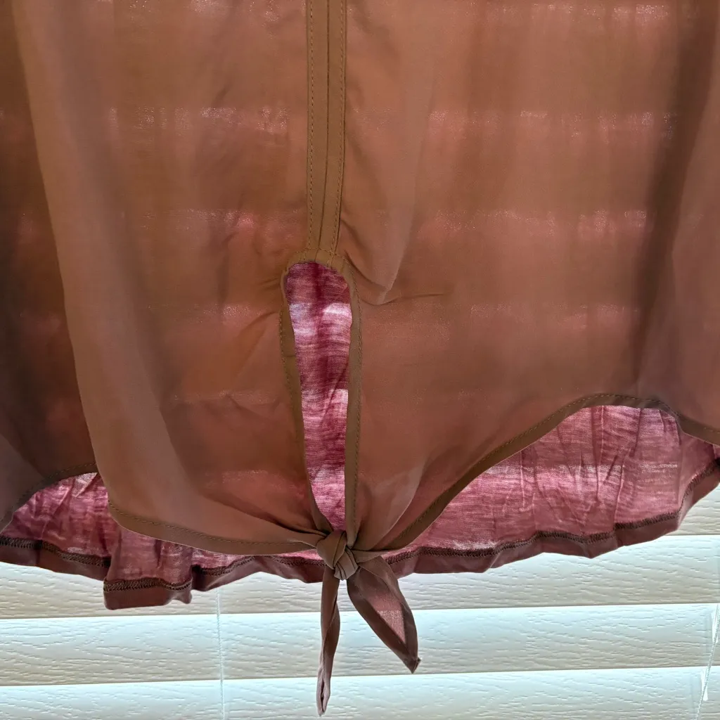 No Frills Women's Mauve Blouse Pink Size XL - Image 3
