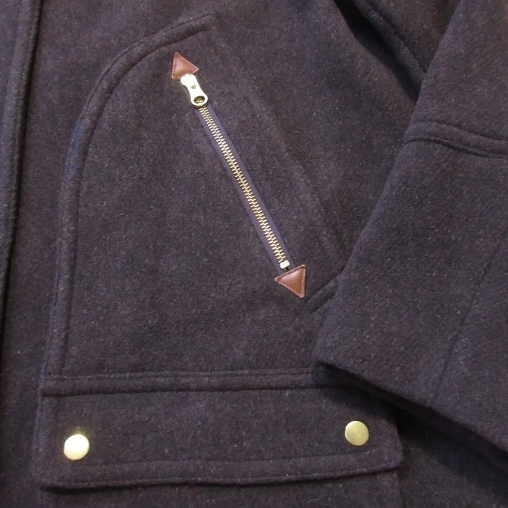 NWT J.Crew Chateau Parka in Heather Walnut Italian Stadium-cloth Wool Coat 20 - Image 4