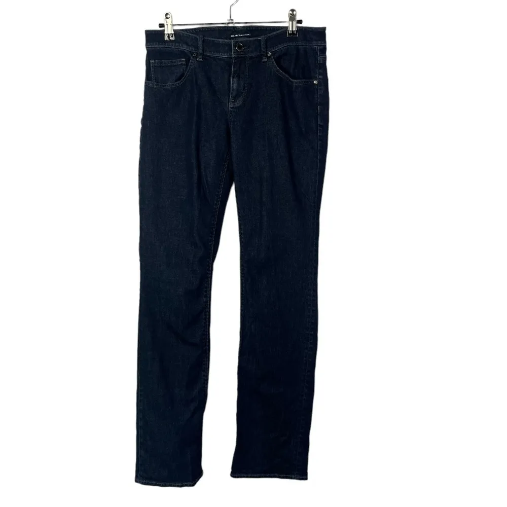 Elie Tahari Adena Straight Leg Dark Wash Jeans 6 - Image 3