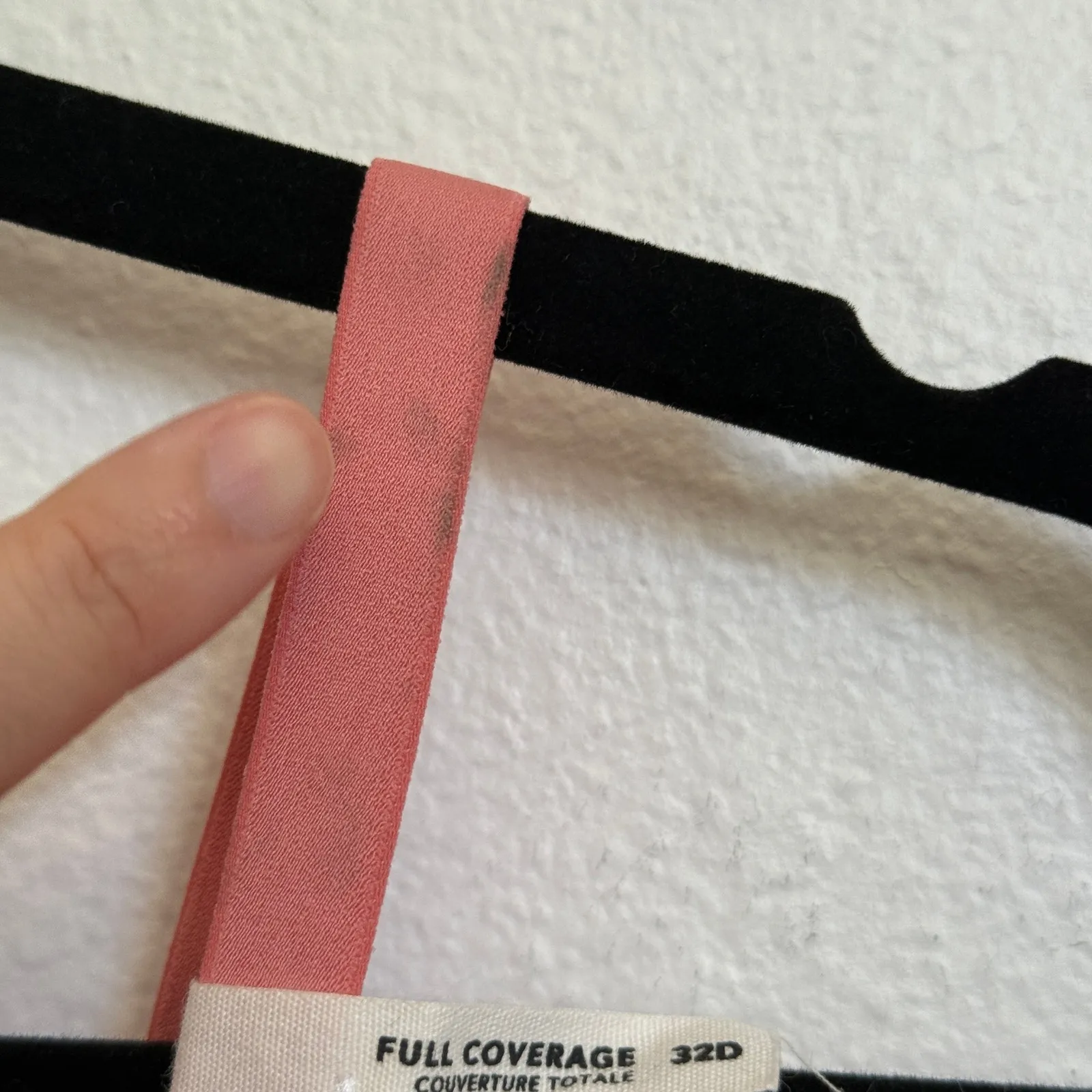 Aerie NWT  32D Real Free Full Coverage Bra in Pink - Image 10