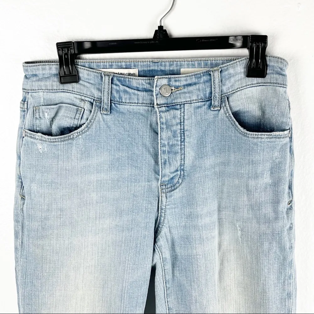 ANTHROPOLOGIE PILCRO AND THE LETTERPRESS Hypen Patched Button Fly Jeans, Size 27 - Image 10