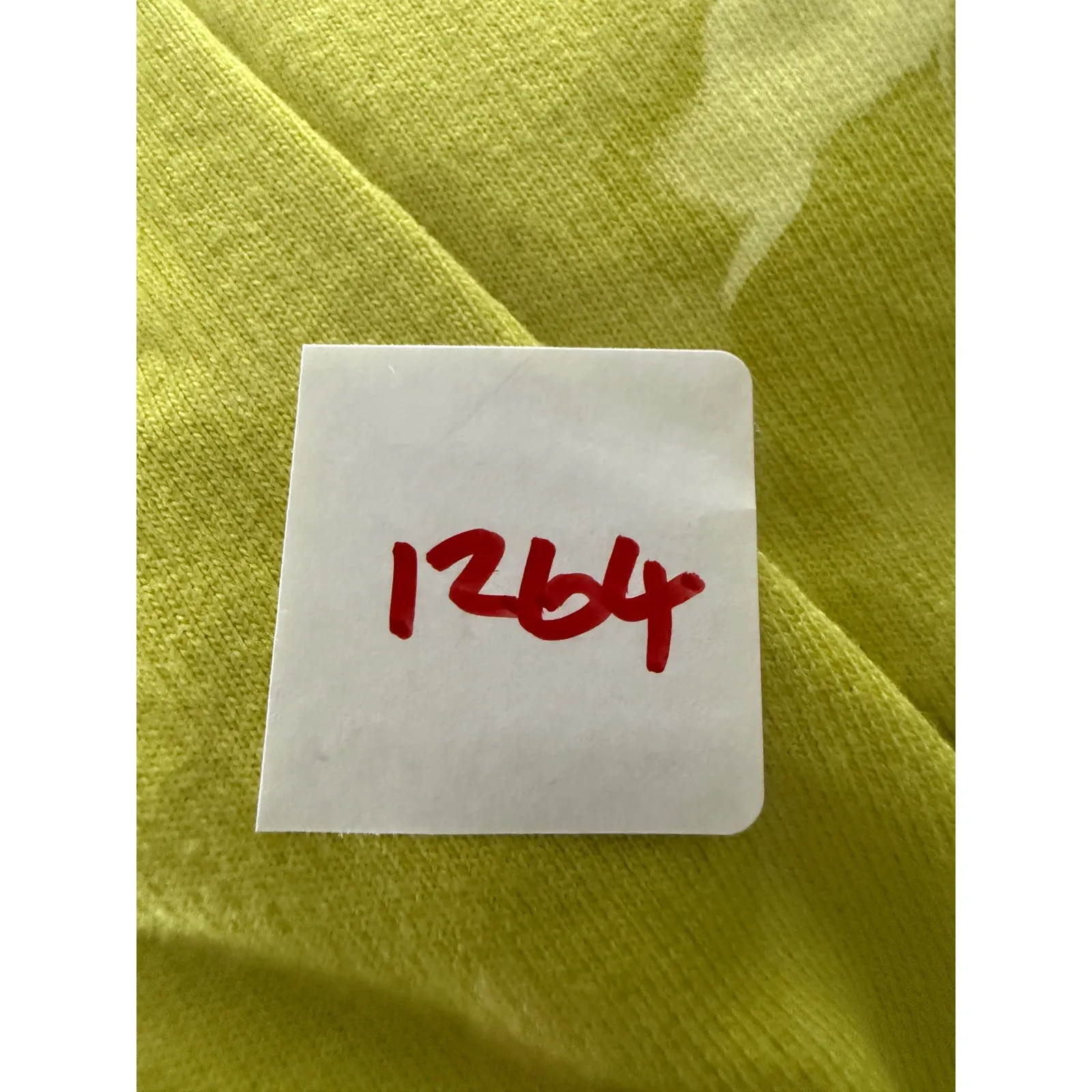 Gymshark Cropped Long Sleeve Top XS Yellow Activewear Athletic Workout - Image 8