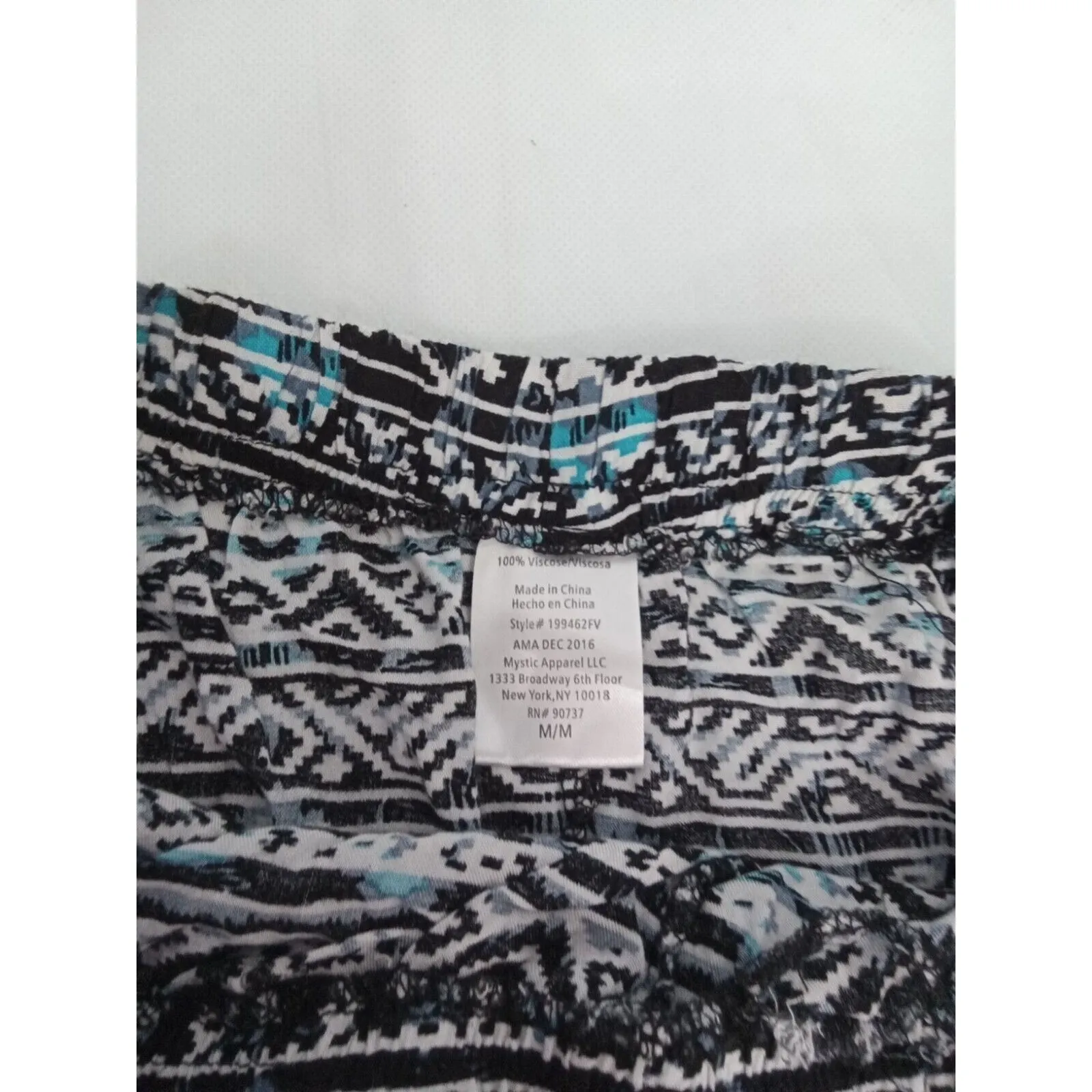 Mystic Apparel Medium Black white‎ Blue Shorts - Image 4