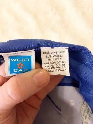 NWOT roma Rome Italy blue travel collectible cap - Image 6