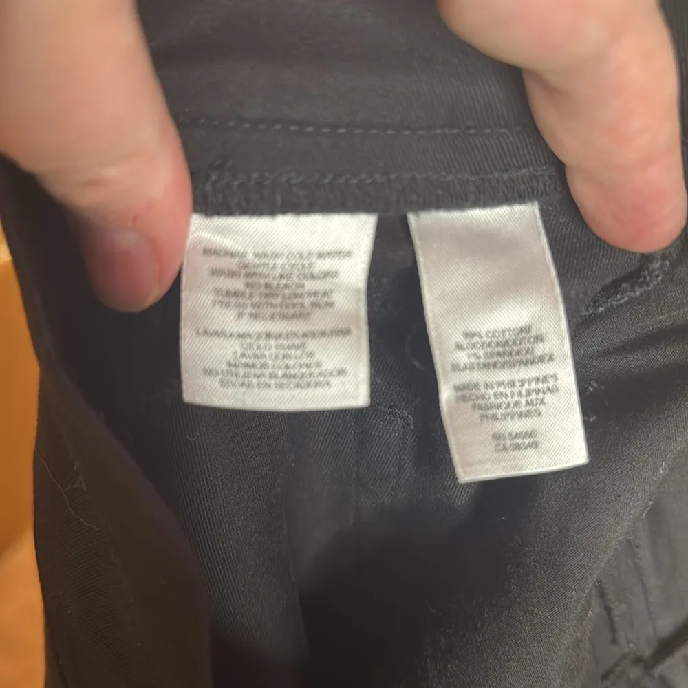 Jones New York Signature Stretch Easy Care Black Pants Size 12 - Image 7