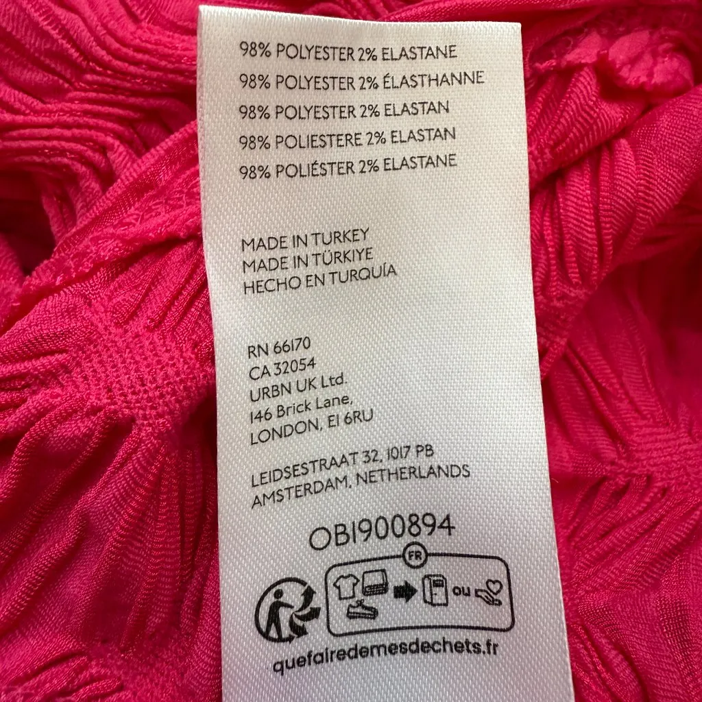 Maeve Anthropologie Long Sleeve Mock Neck Textured Top Women's XL Coral Pink NWT - Image 14