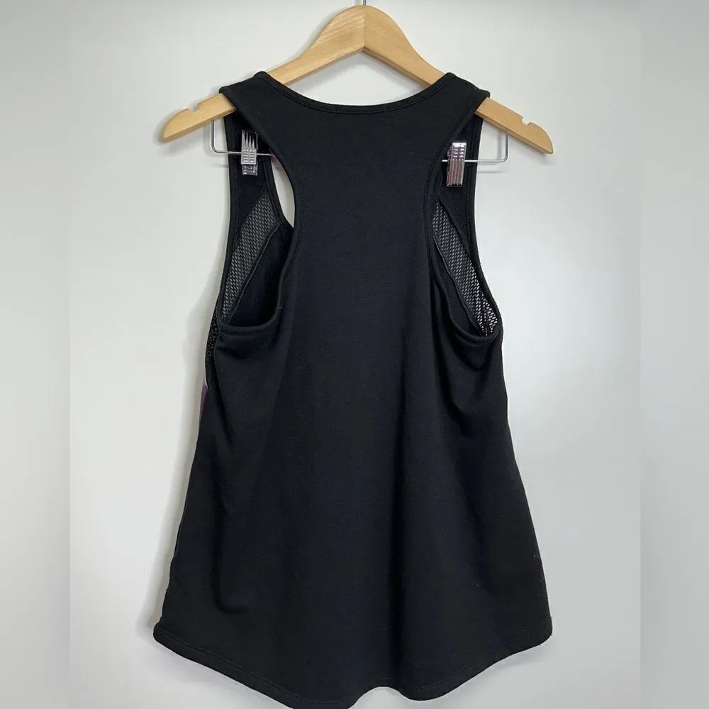 ELIE TAHARI Activewear Dianna Knit Red/Black Tank Top Womens Size Medium - Image 2