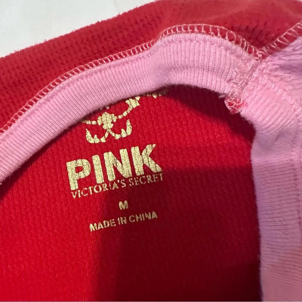 Y2K PINK Victoria Secret Long Sleeve Shirt - Image 2