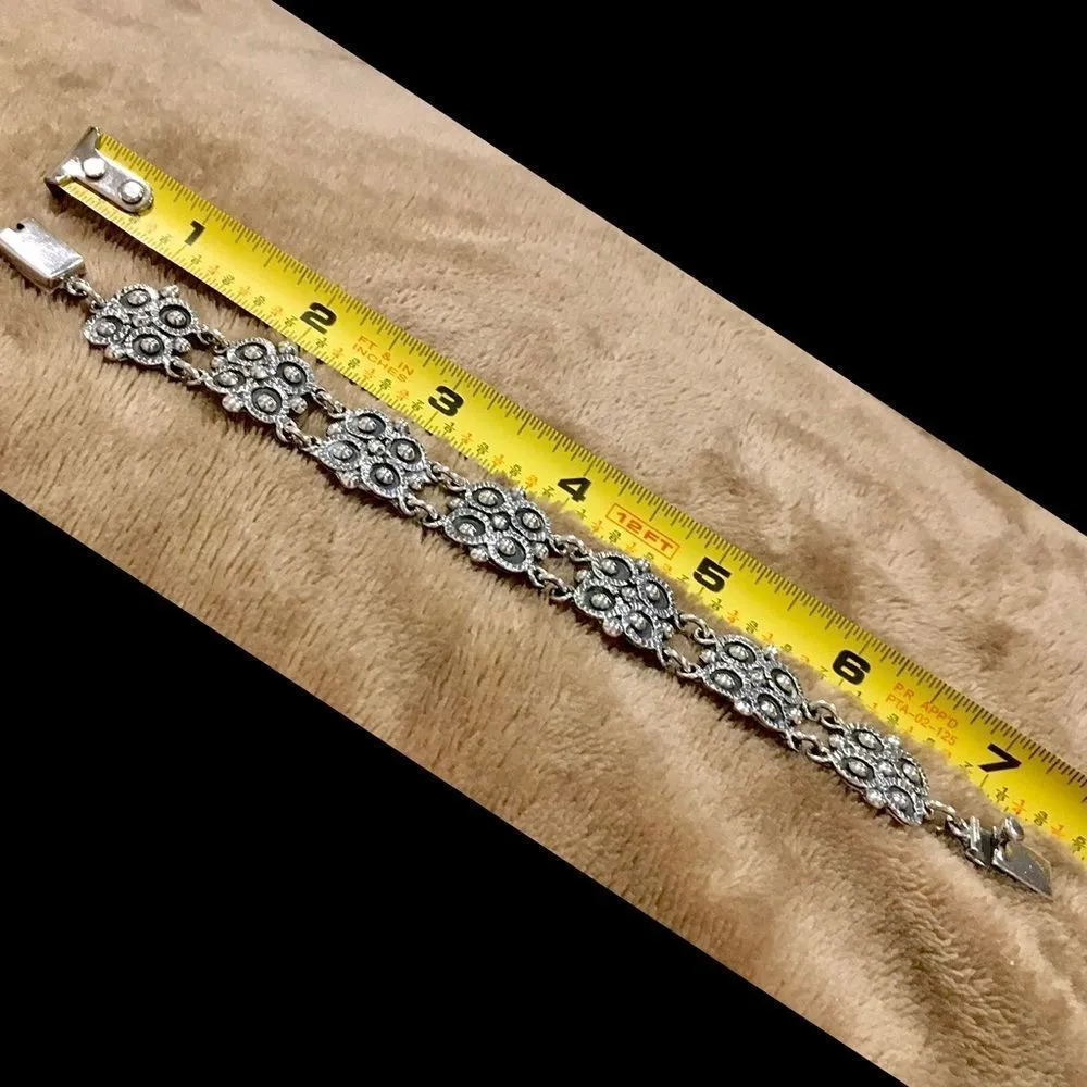 TAXCO Southwest Mexican Sterling Silver Bracelet - Image 7