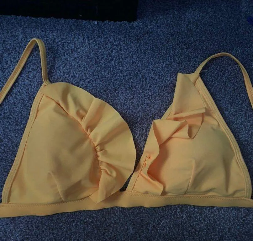 Yellow Bikini Top Size M - Image 2