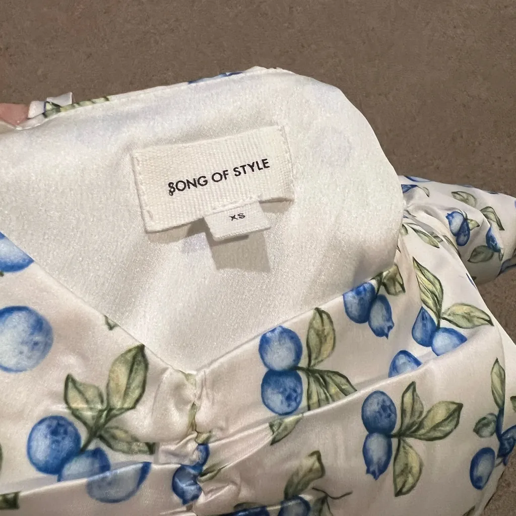 Revolve Song of Style Beverley Mini Dress in blueberry tart - Image 8