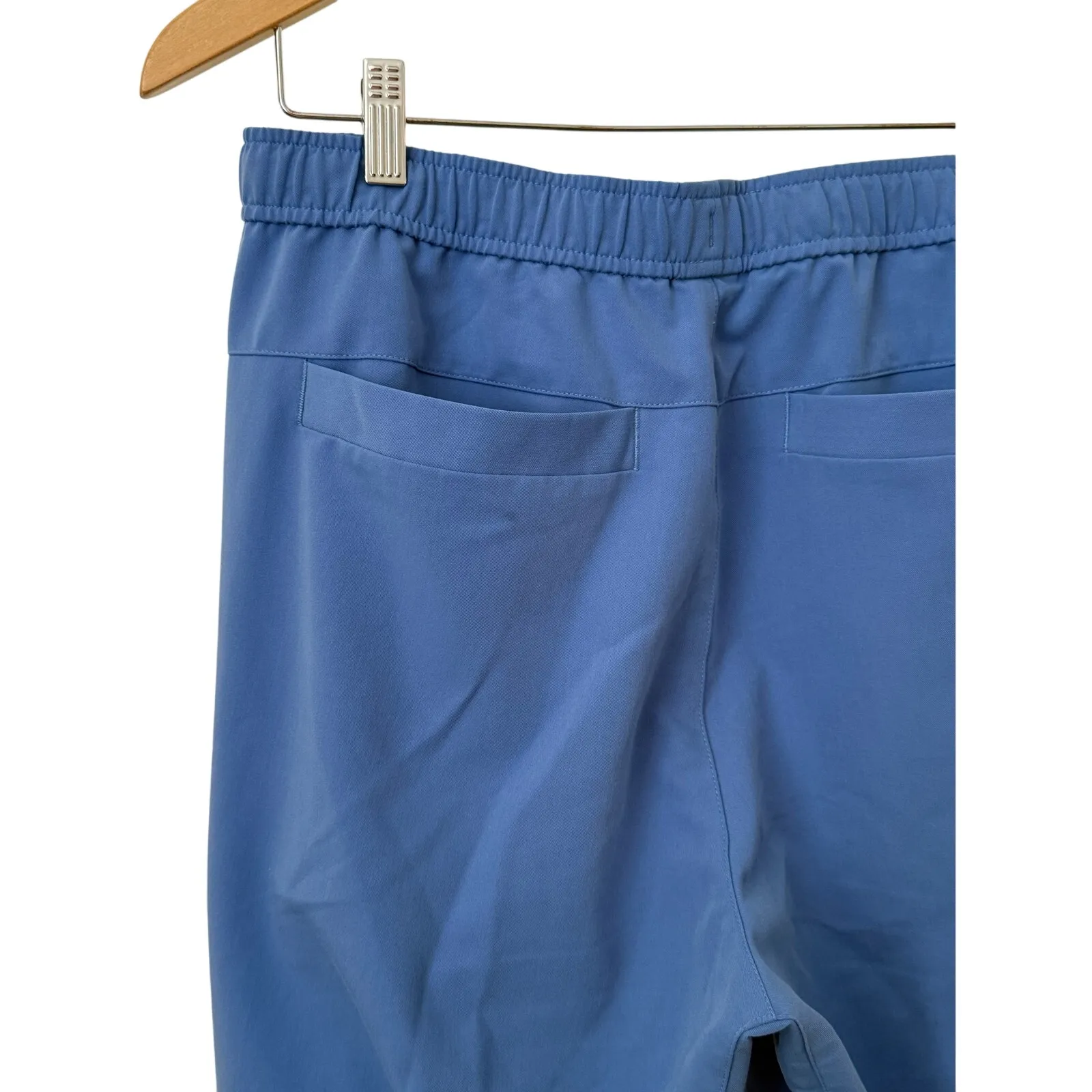 FIGS High Waisted Jogger Scrub Pants in Blue w/Tie Waist Band Women Large - Image 7