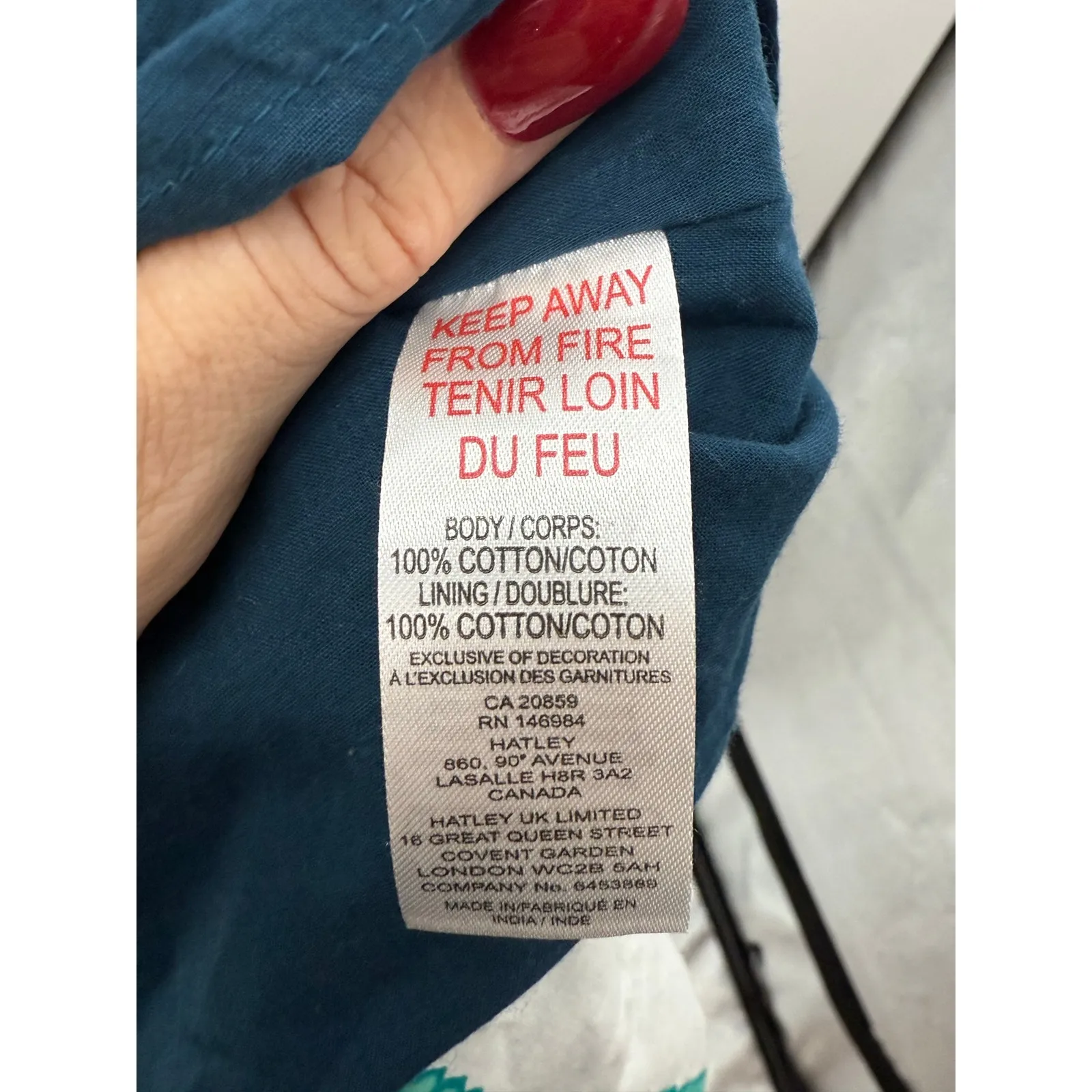 Hatley Blue Boho Midi Maxi Dress Flowy Tiered Tassle Size S Cottage Prairie - Image 9