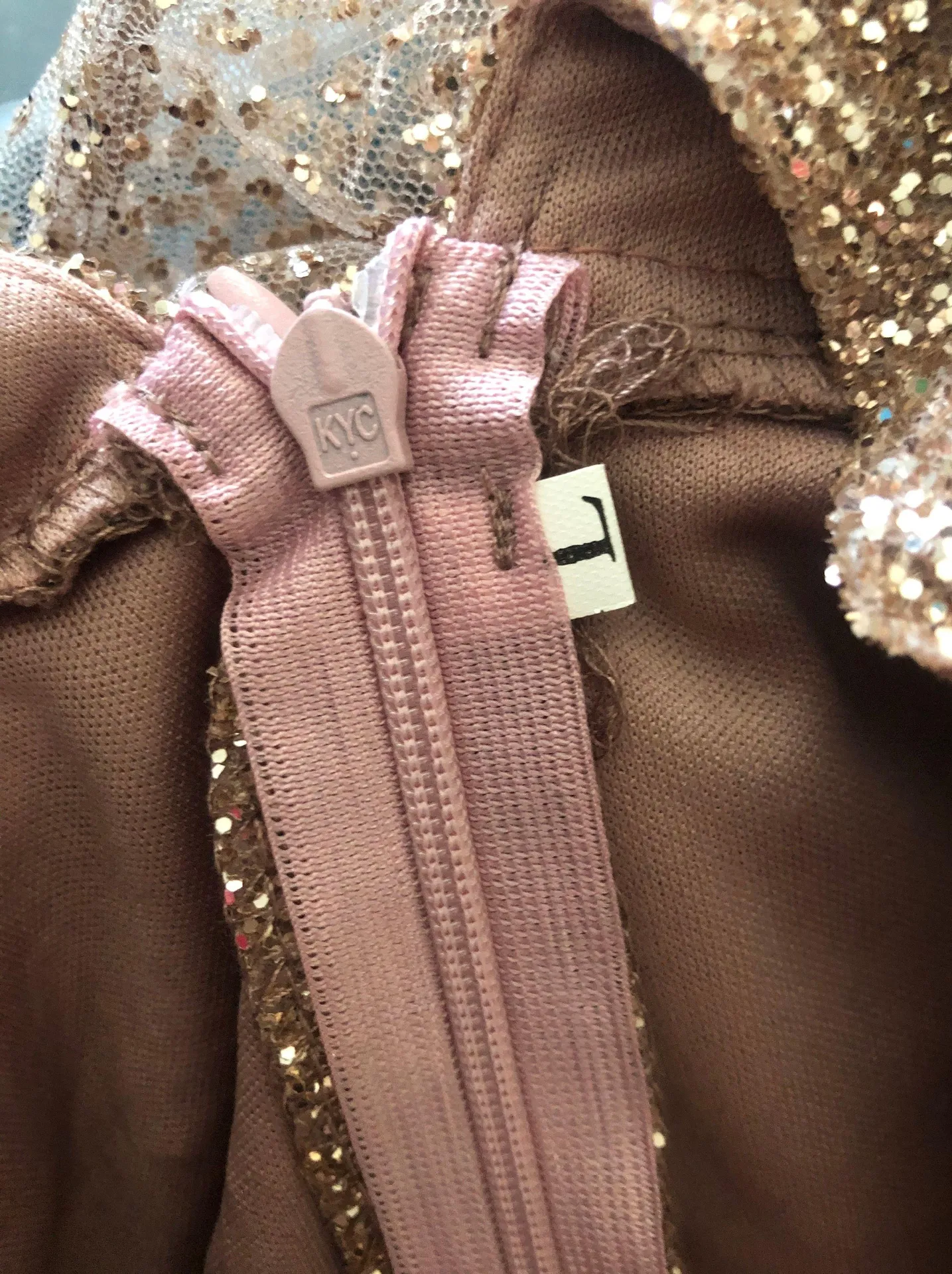 Prom / Wedding Dress/special occasion Pink Size L - Image 2