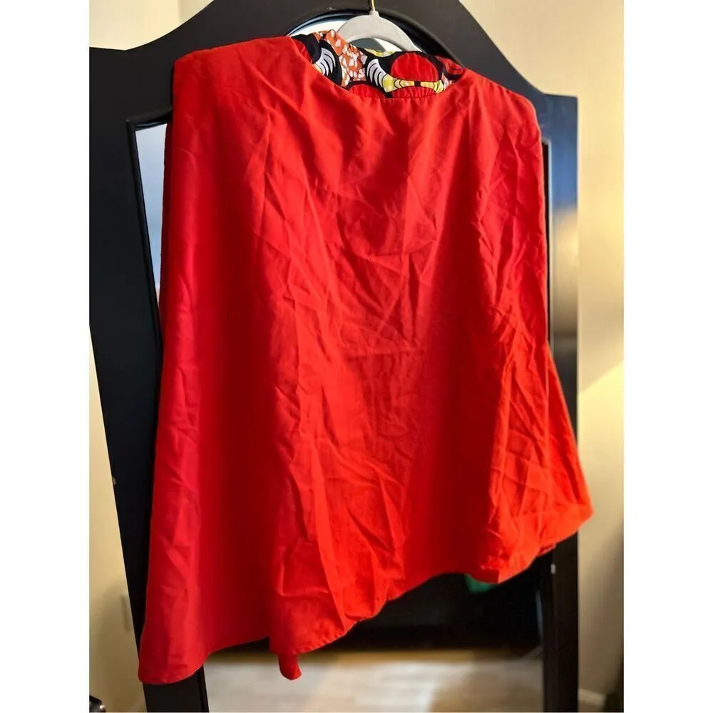 NEW Casual Blazers Lapel Collar Blazer Jacket Shoulder Pad M Red Size M - Image 3