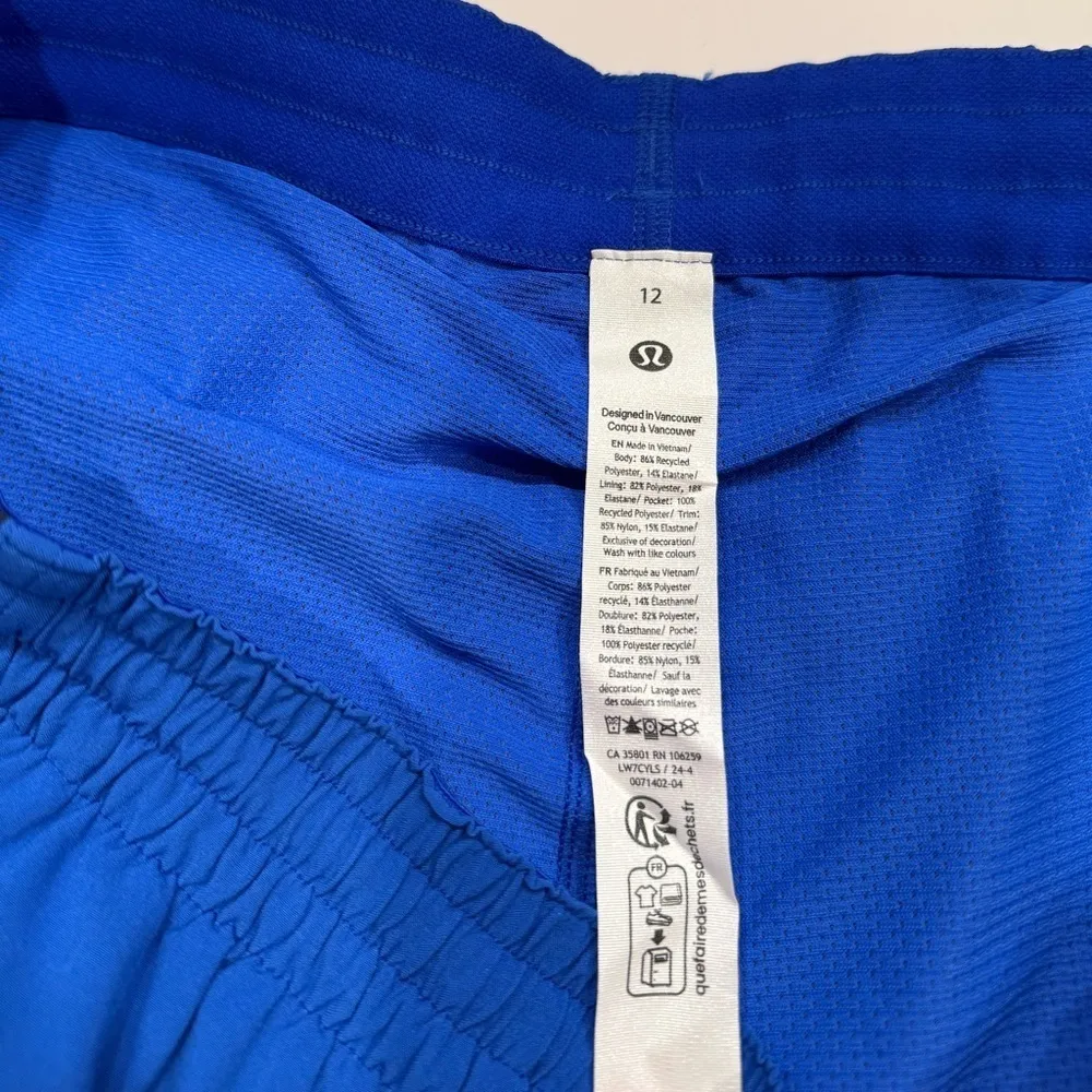 Lululemon Lightweight Relaxed Short 3 Long Liner Size 12 NWT - Image 6