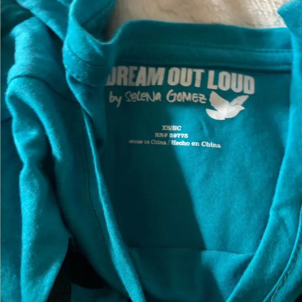 Selena Gomez Blue and Black Long Sleeve Tee - Image 2