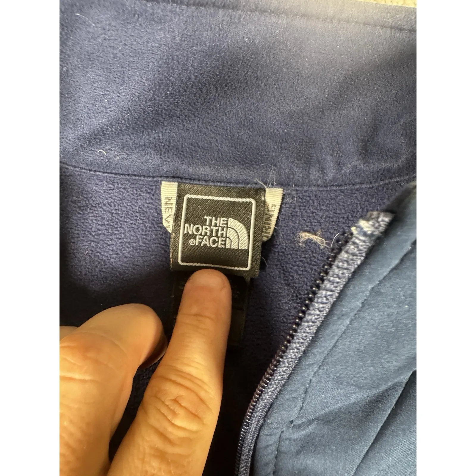 The North Face Jacket Womens L Blue Apex Bionic Soft‎ Shell Full Zip Mock Neck * - Image 4