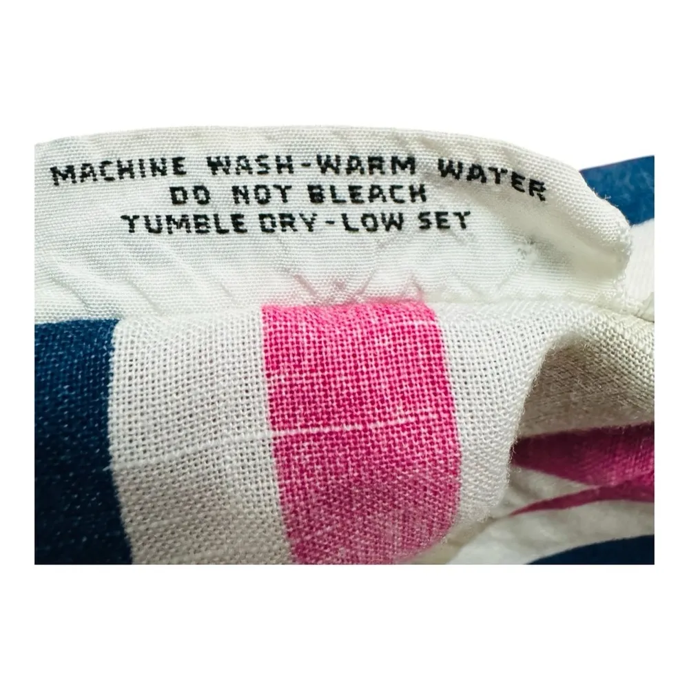 Alfred Dunner Multicolor Striped Button Down Shirt Pink Size 14 - Image 4