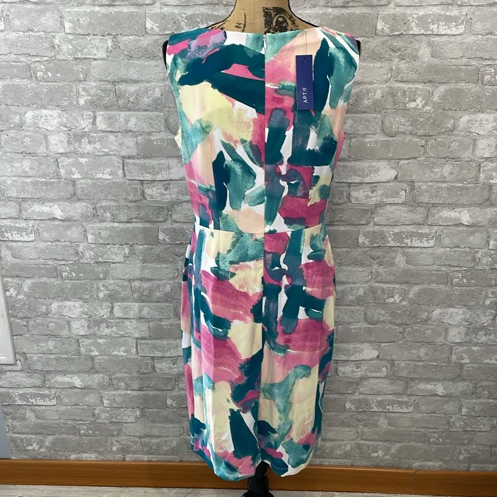 Apt 9 Watercolor Print Dress - Image 6