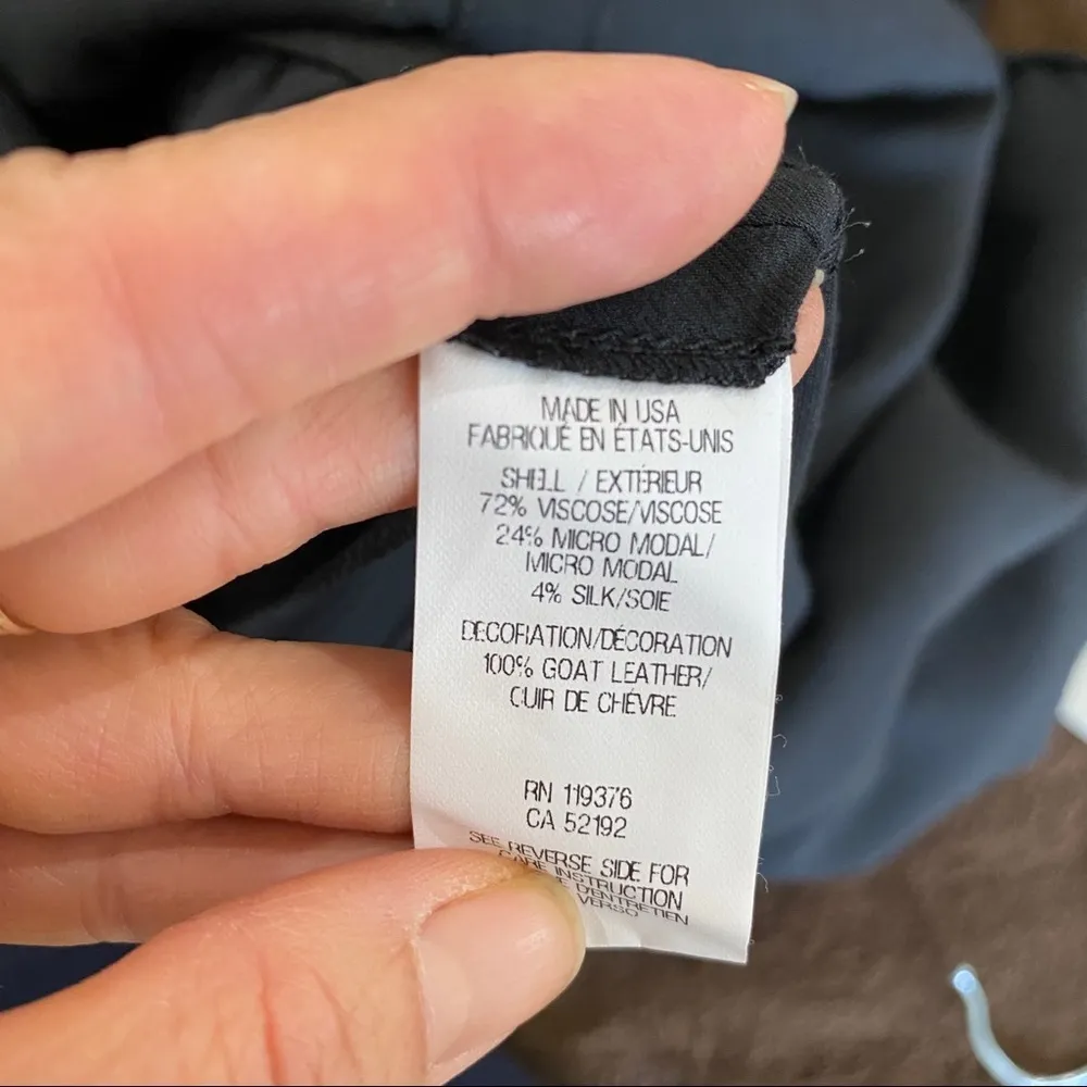 Helmut Lang leather band maxi skirt NEW - Image 8