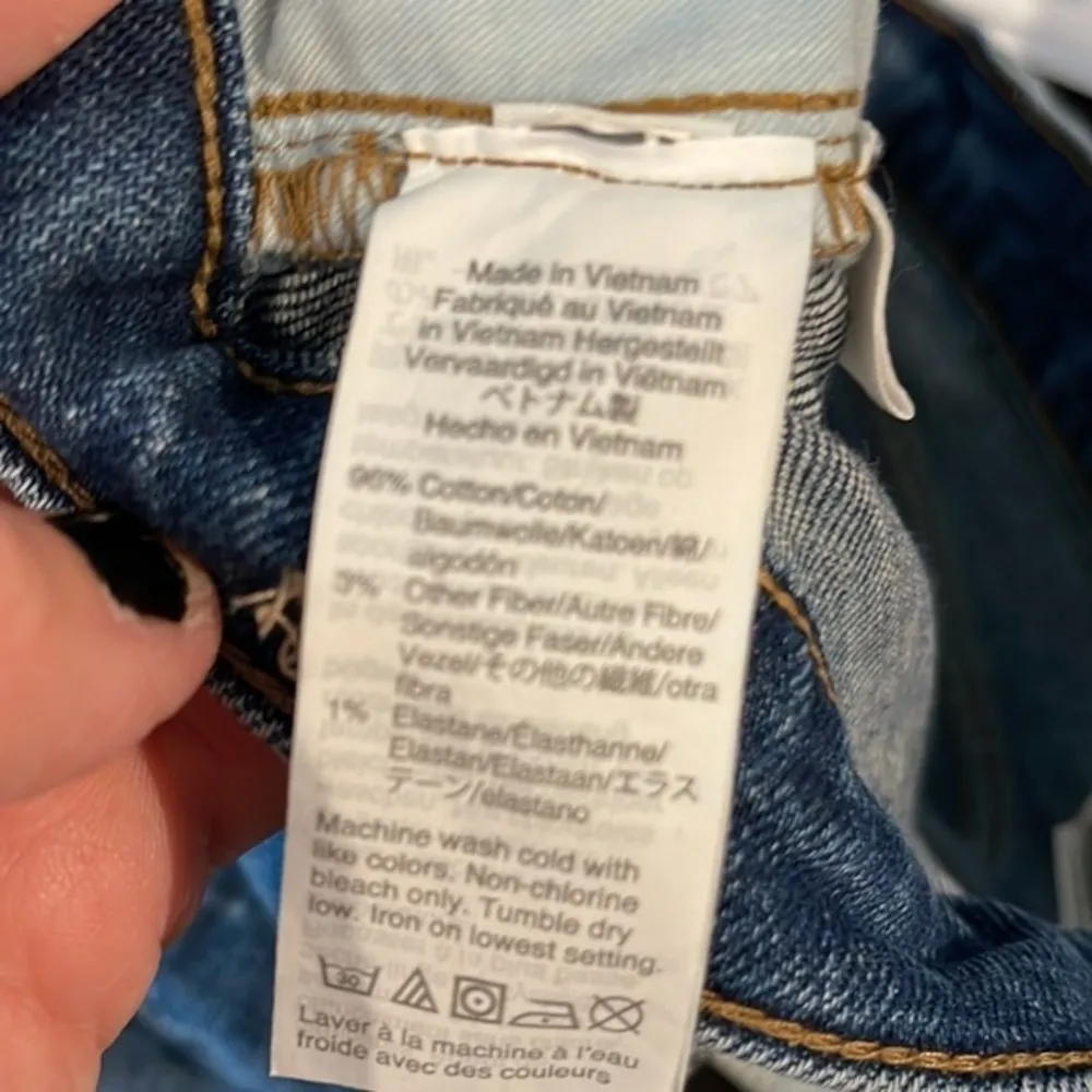 Madewell mid rise classic straight ankle jeans - Image 5