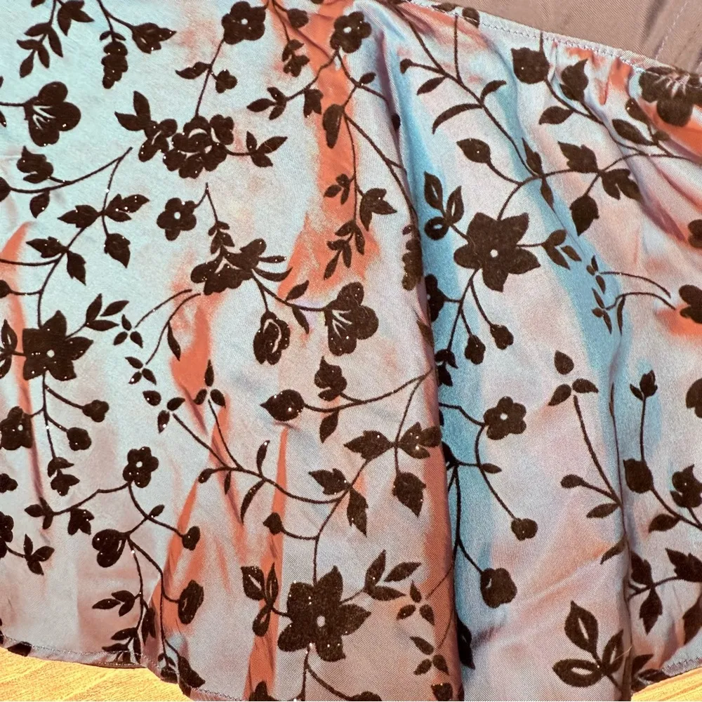 Sleeveless color changing corset top shirt with bows and string bustier shirt Blue Size XL - Image 5