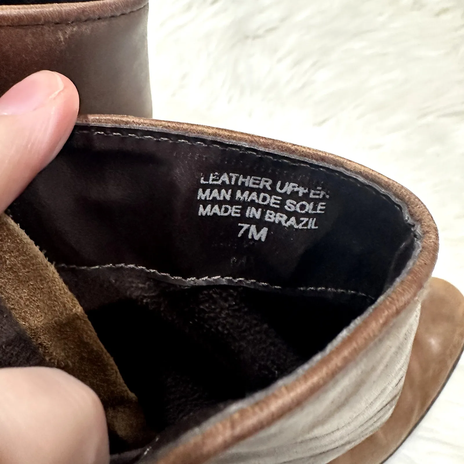 Matisse Studded Western Leather Cowboy Boot Sz 7 Brown - Image 6