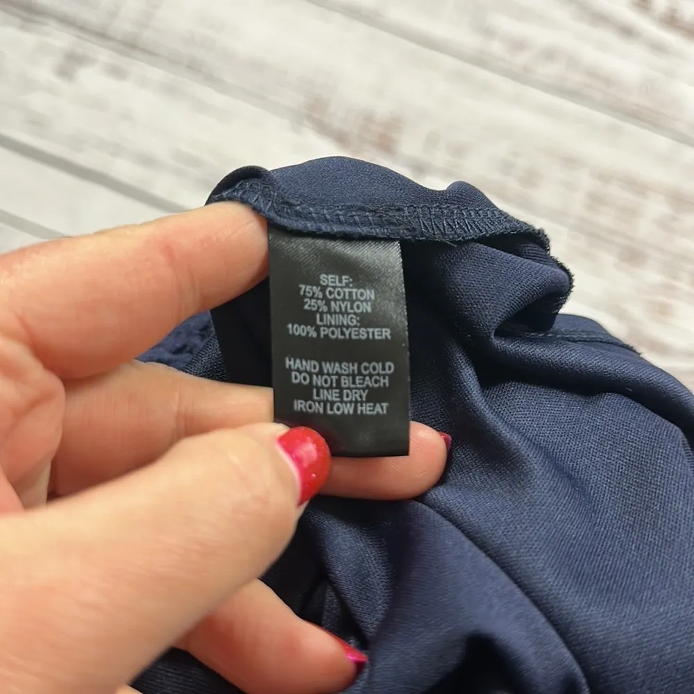 Lulu’s lacy mini dress navy blue size small - Image 5