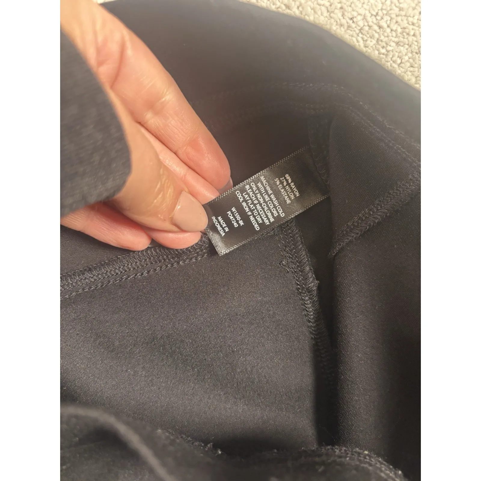 Betabrand Classic Yoga‎ Dress Pant Straight Leg Womens Size Medium Petite Black - Image 6