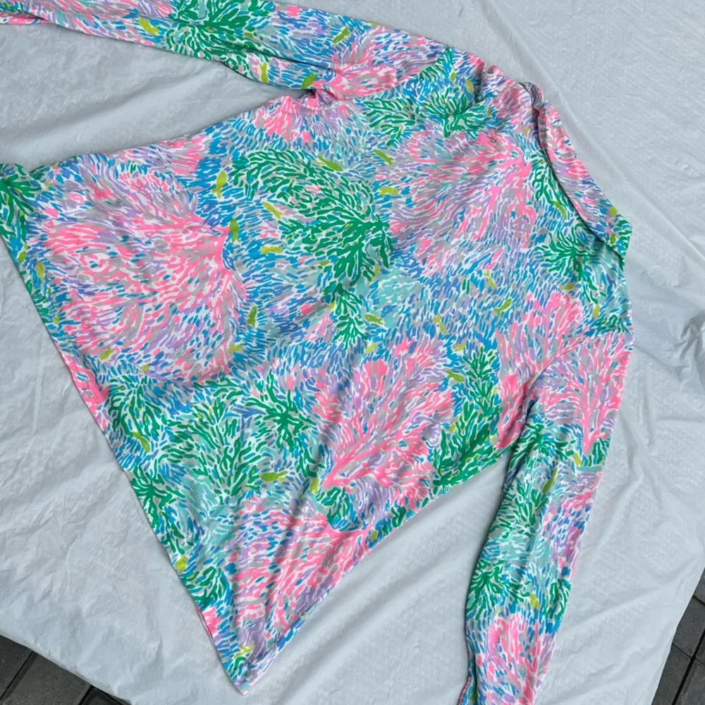 PJ Sleepwear Knit Button Up Top Multicolor Stargazer Size xLarge - Image 10