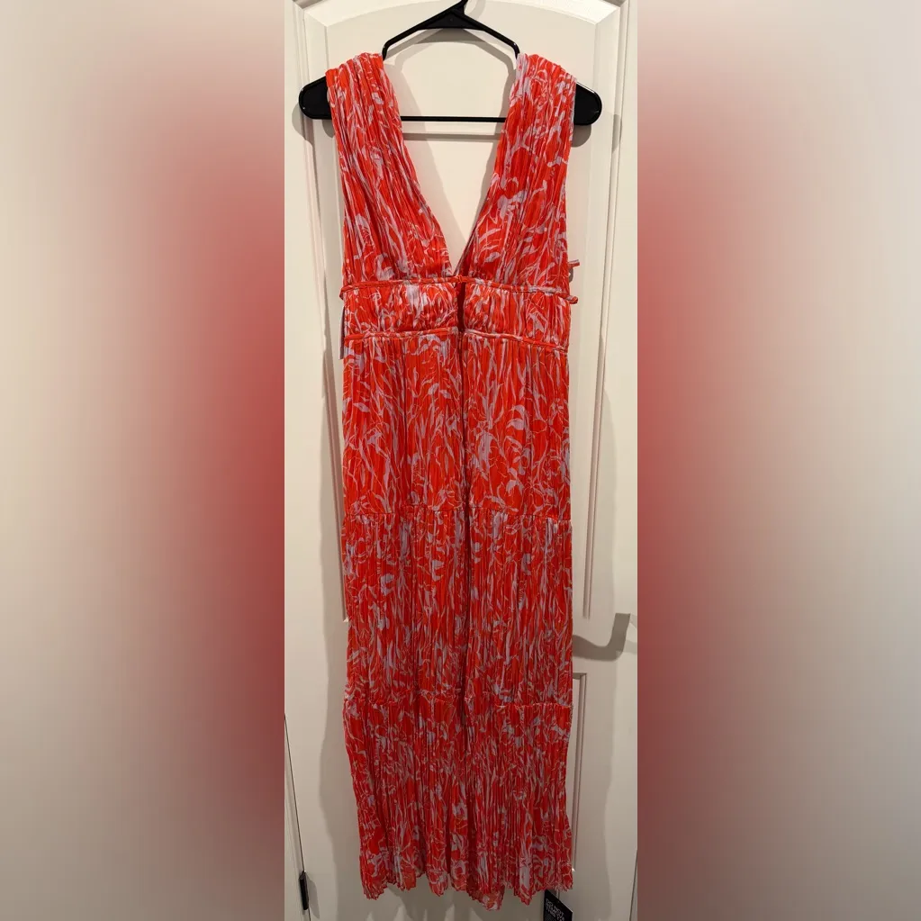Astr NWT! Vibrant Red Pescadero Maxi Dress - Image 5
