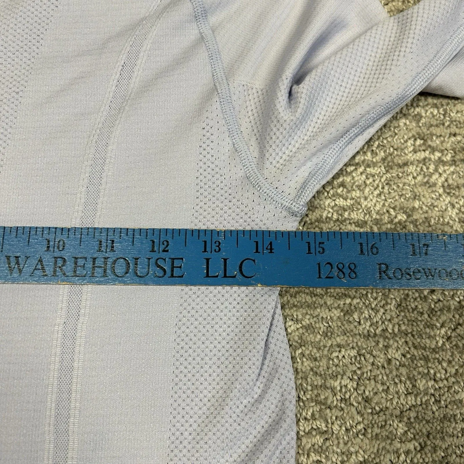 Lululemon Swiftly Tech Shirt Long Sleeve Shirt Womens 6 Light Blue Purple Top - Image 8