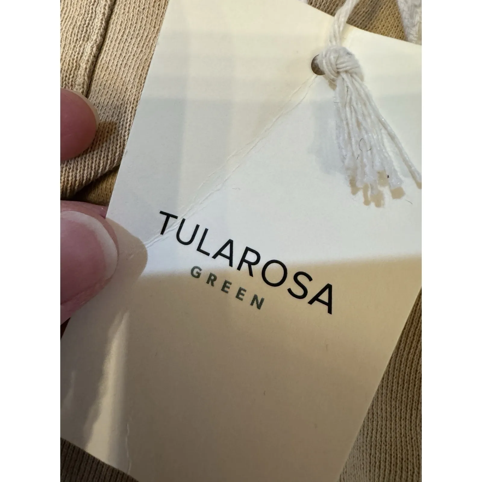 Revolve Sweatpants Tularosa The Benny Jogger Organic Cotton Sz XL NEW $158 KHAKI - Image 5