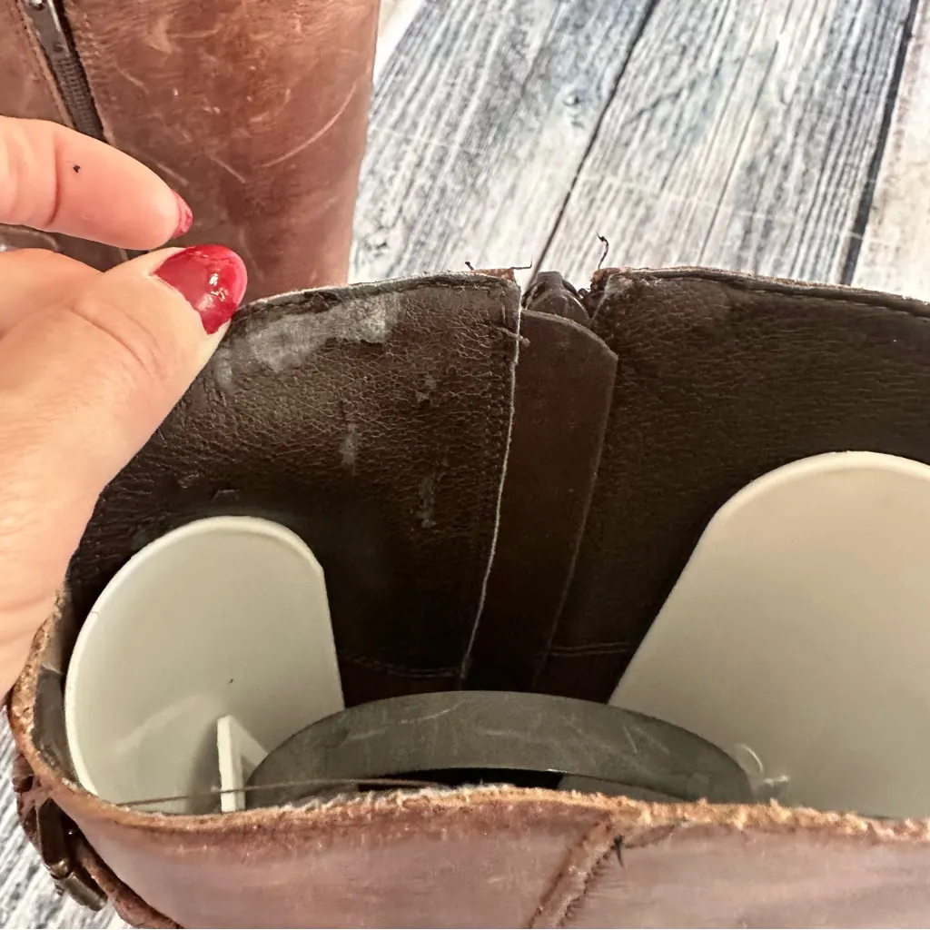 Matisse “Becky” Brown Leather Knee - Image 12