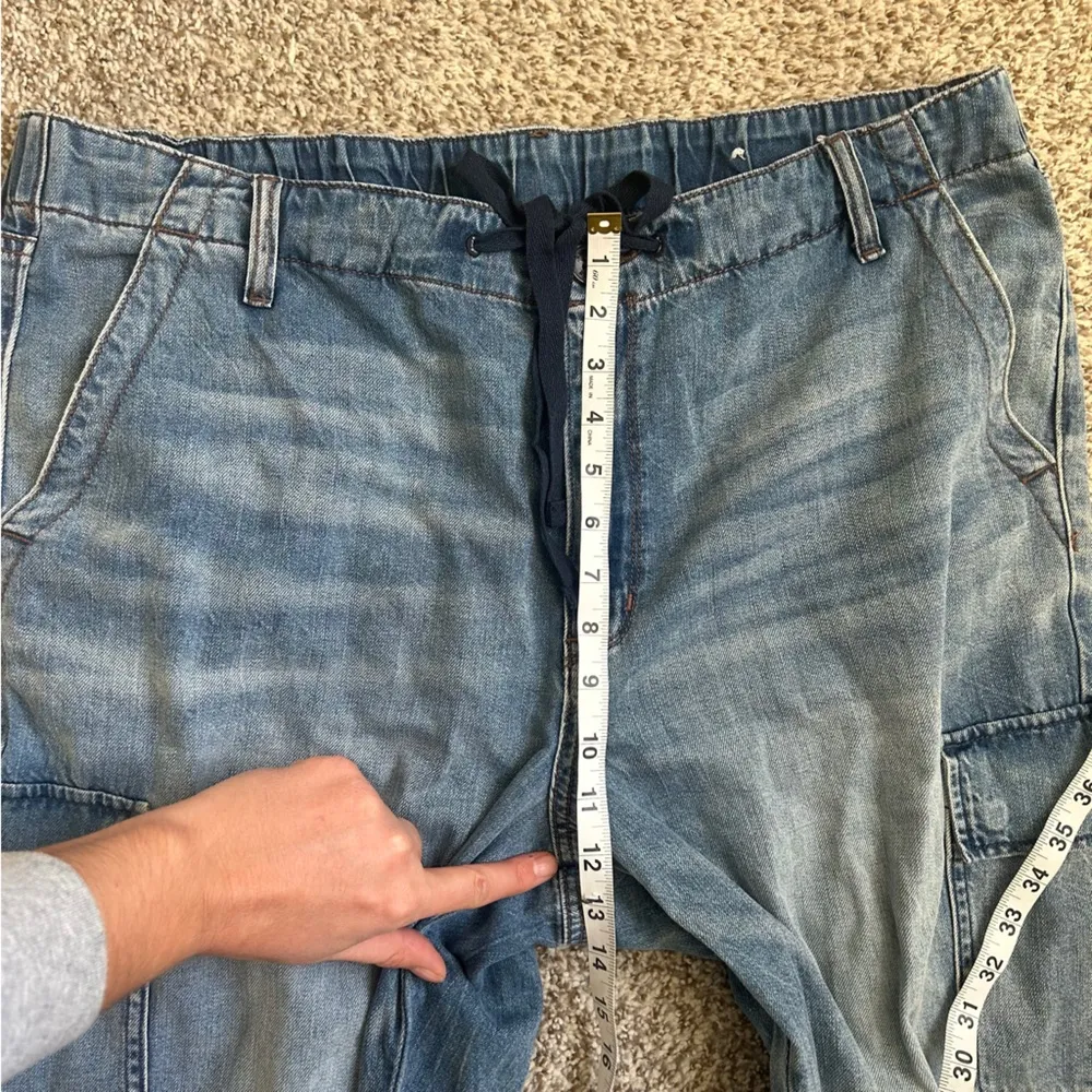 American Eagle Outfitters Drawstring Denim Joggers Jeans Streetwear Casual 18 - Image 5