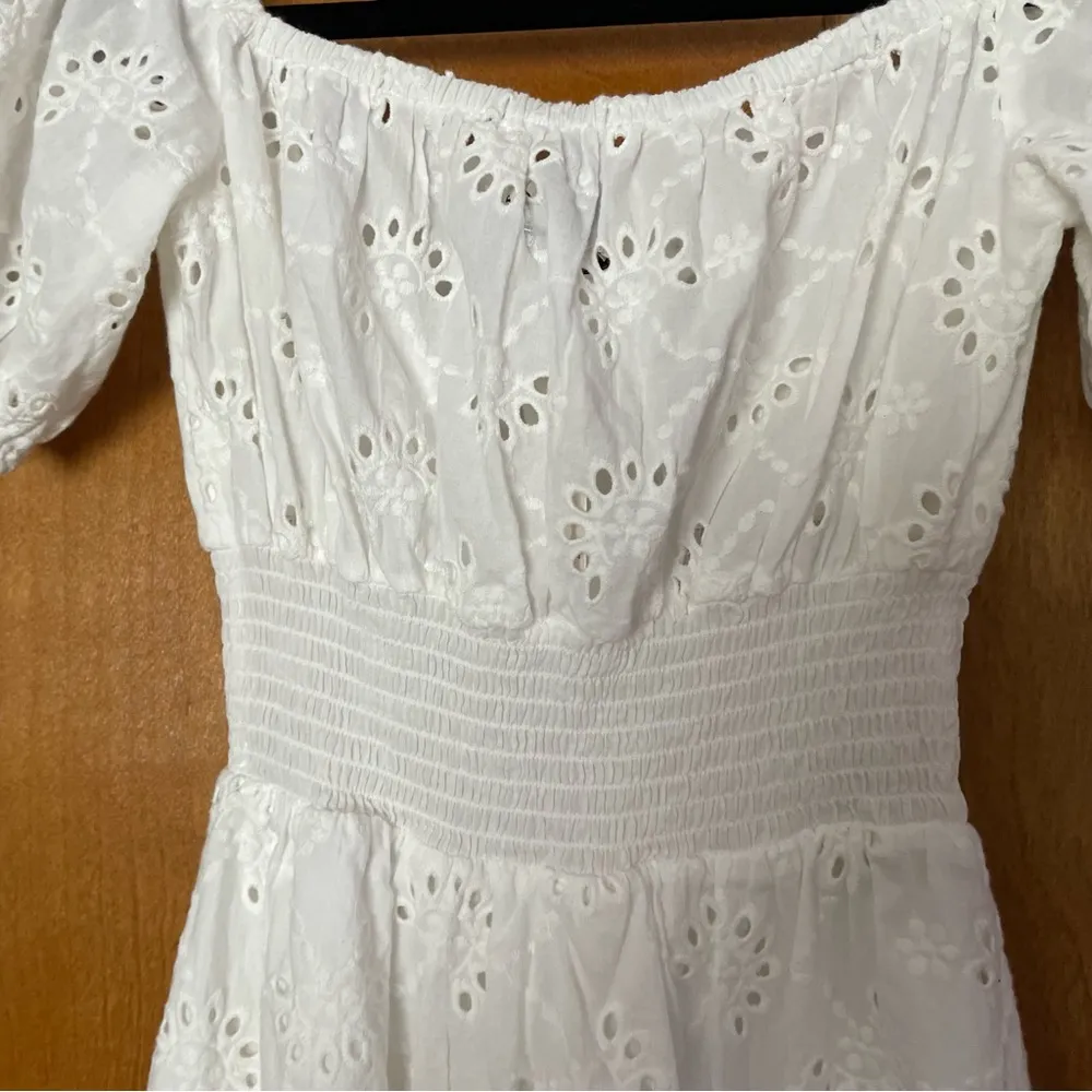 Ditsy Doo Mini Dress in White Size XS - Image 10