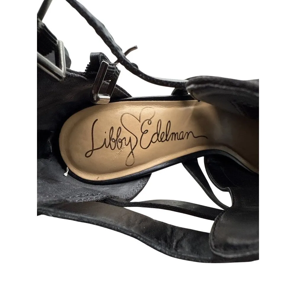 Libby Edelman Size 8 Karla Double Strap Business Casual Peep Toe Sandals - Image 9