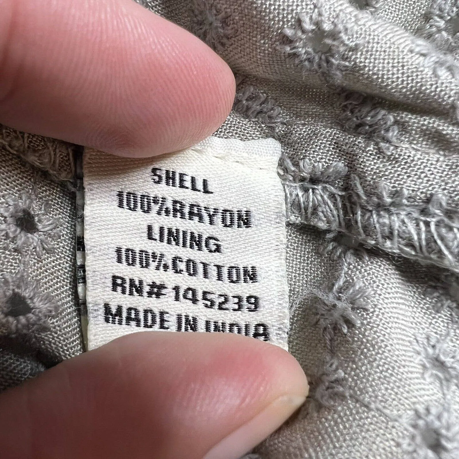 Sim & Sam Eyelet‎ Tank Green Size XS - Image 3