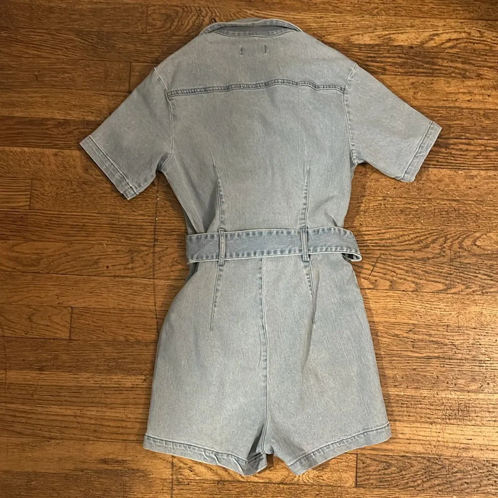 Misguided Denim Romper - Image 3
