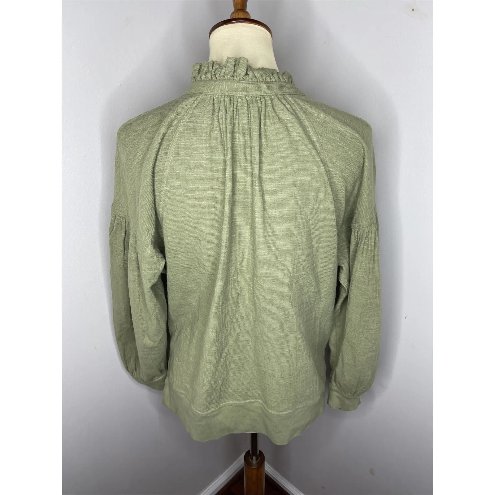 Apiece Apart Vera Sweat Pullover in Jade Green Small S - Image 4