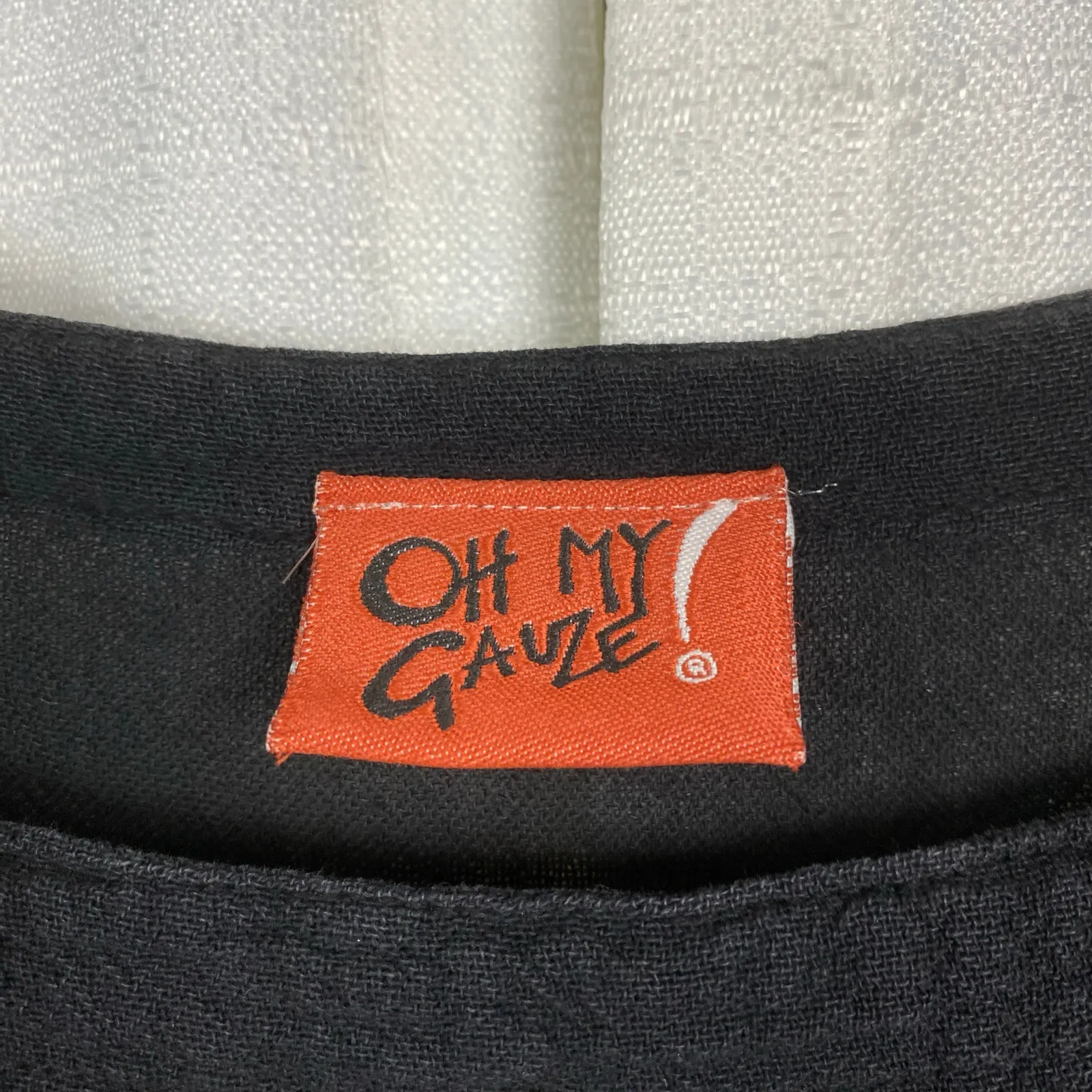 Oh My Gauze Black Cotton Sleeveless Cabo Maxi Dress Sz.1(S/M) Size M - Image 4