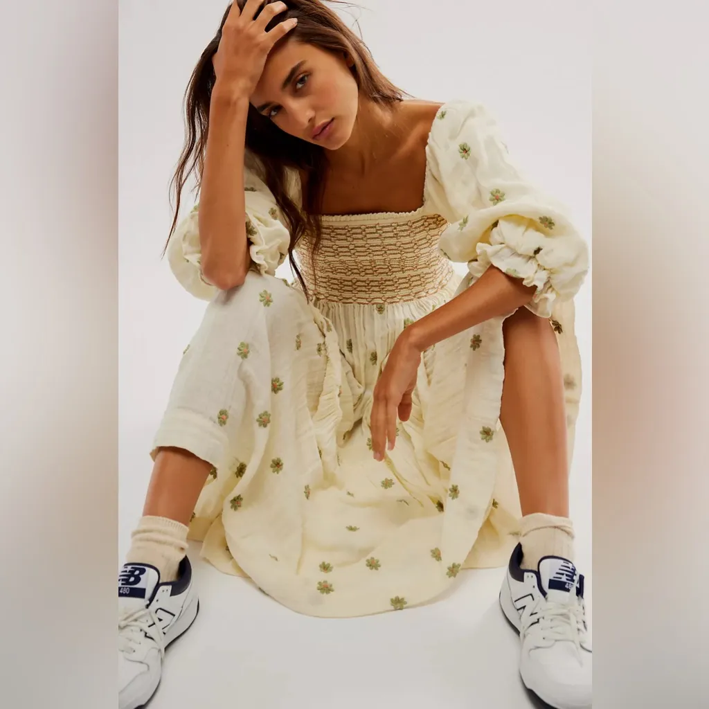 Free people Dahlia Embroidered Maxi Dress - Image 3