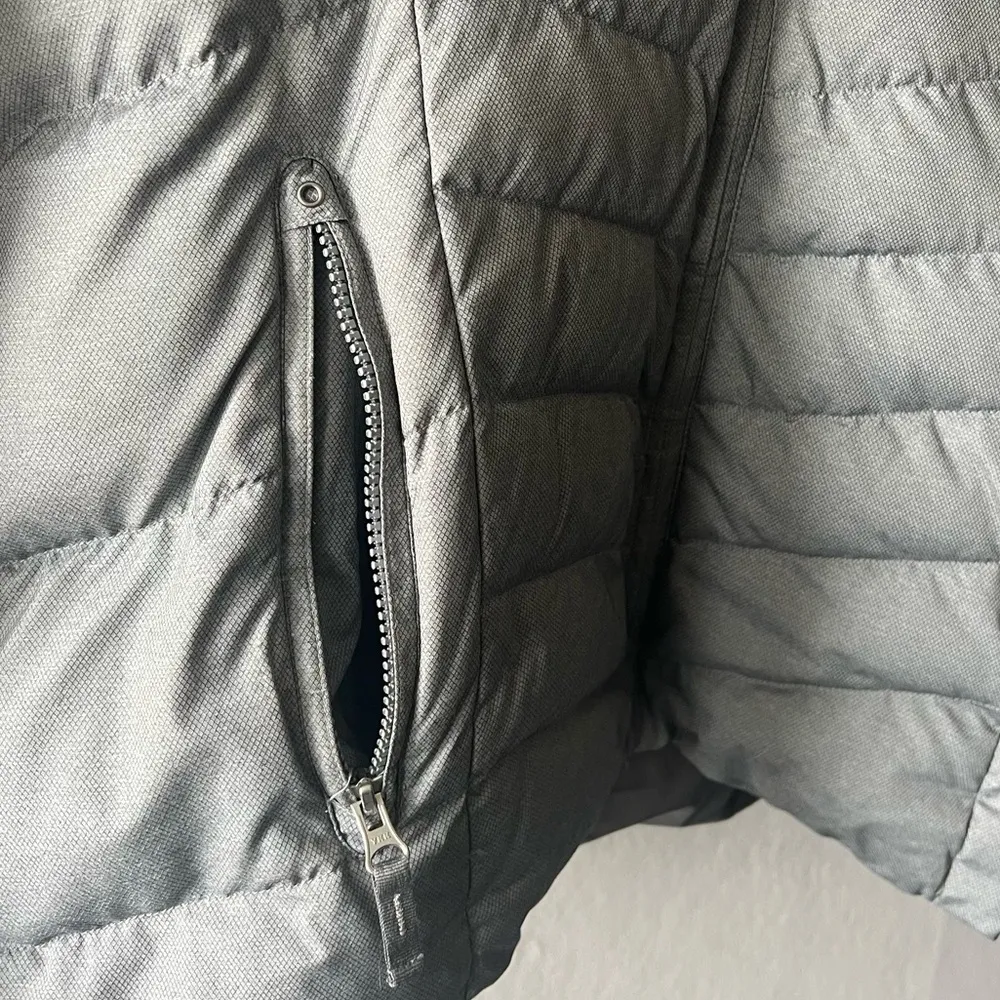 Eddie Bauer Grey Down Puffer Jacket Size XL - Image 6