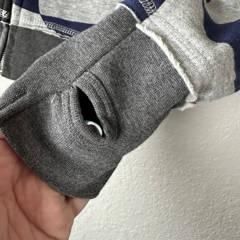 686 Women's Hoodie Sweatshirt Full Zipper Front Geometric Print Multicolored M Size M - Image 7