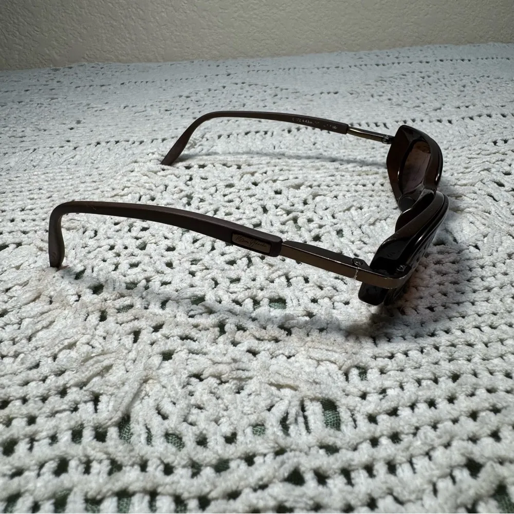 Maui Jim Kapa Brown MJ 116-25 Sunglasses Shield Sport - Image 3