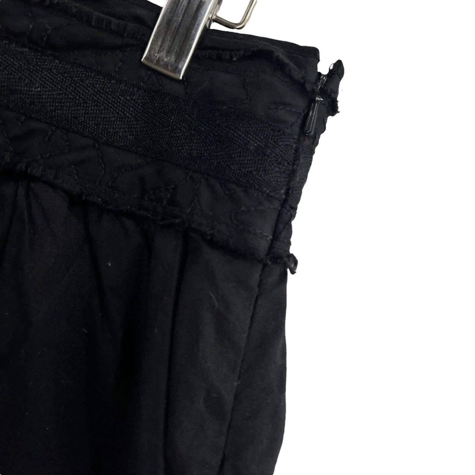 Armani Exchange Black Corset Waist Tie Skirt Size Small‎ - Image 5